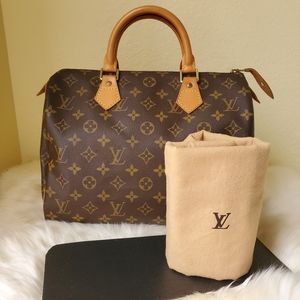 Louis Vuitton Monogran Speedy 30 Classic  Bag